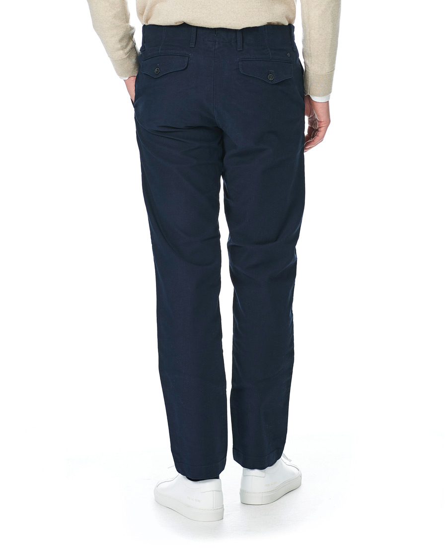 Herr | Byxor | NN07 | Steven Regular Fit Stretch Chinos Light Navy