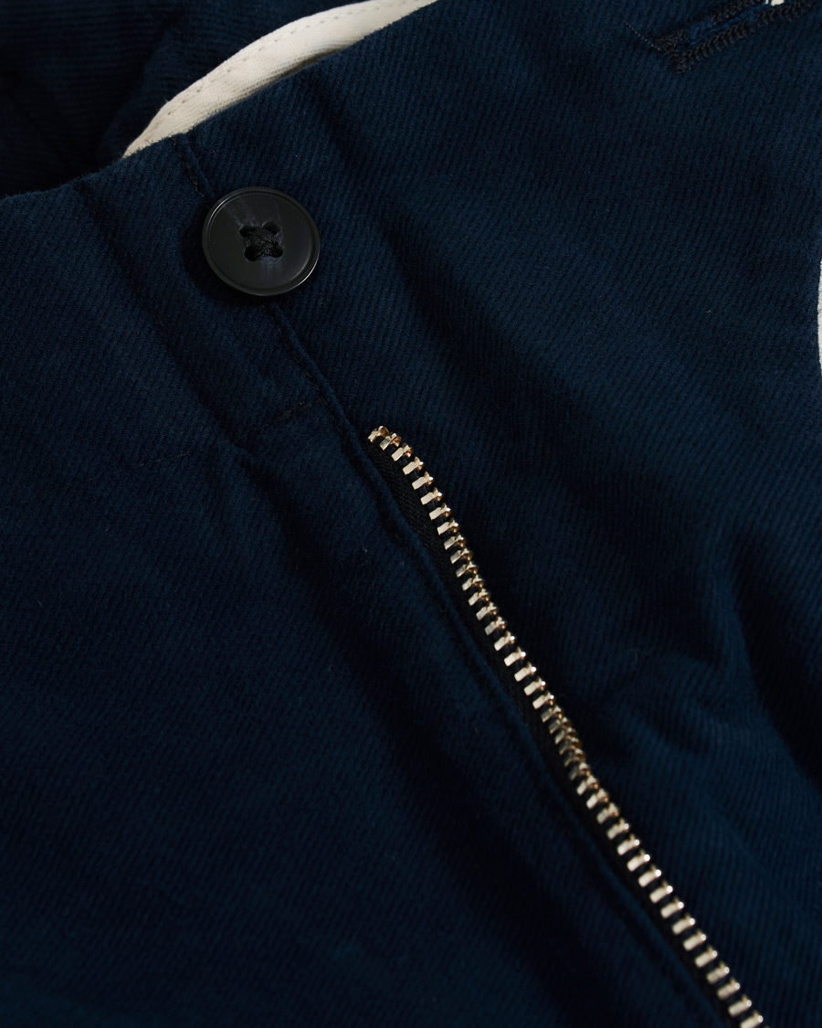 Herr | Byxor | NN07 | Steven Regular Fit Stretch Chinos Light Navy