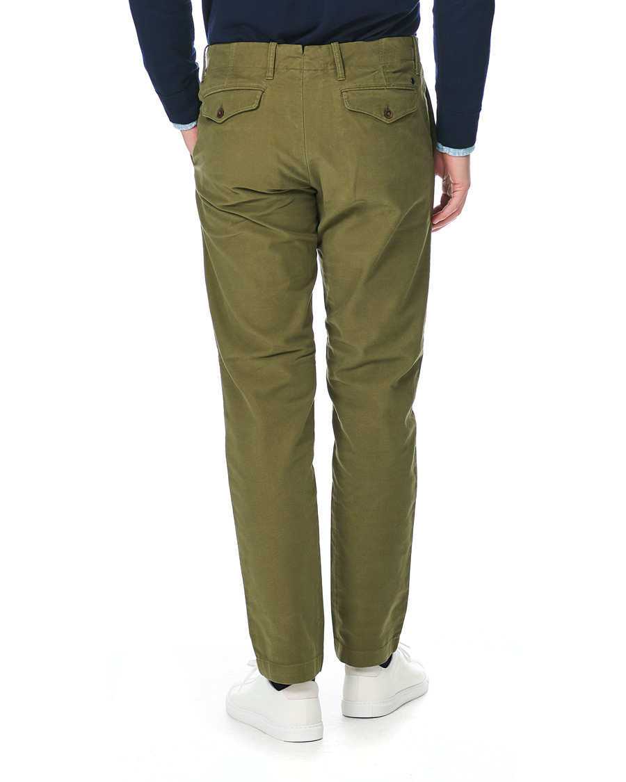 Herr | Byxor | NN07 | Steven Regular Fit Stretch Chinos Moss Green