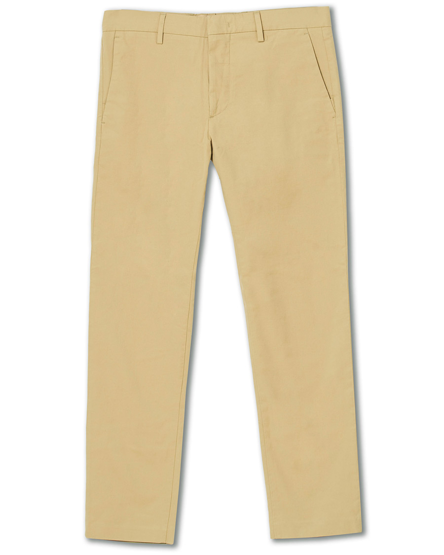 Herr | Byxor | NN07 | Theo Regular Fit Stretch Chinos Sand Khaki