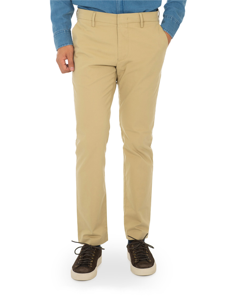 Herr | Byxor | NN07 | Theo Regular Fit Stretch Chinos Sand Khaki