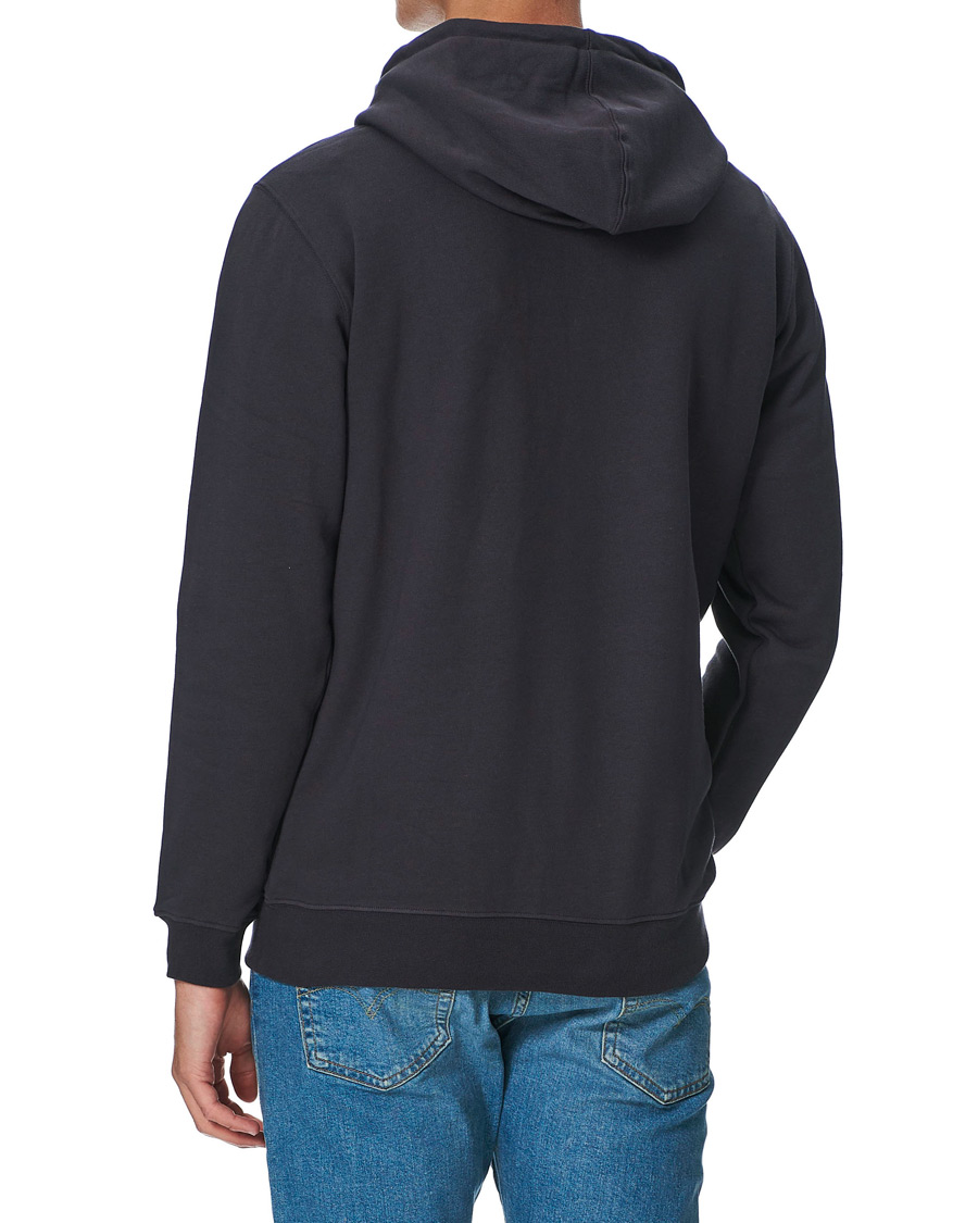Herr | Tröjor | NN07 | Barrow Printed Hoodie Navy Blue