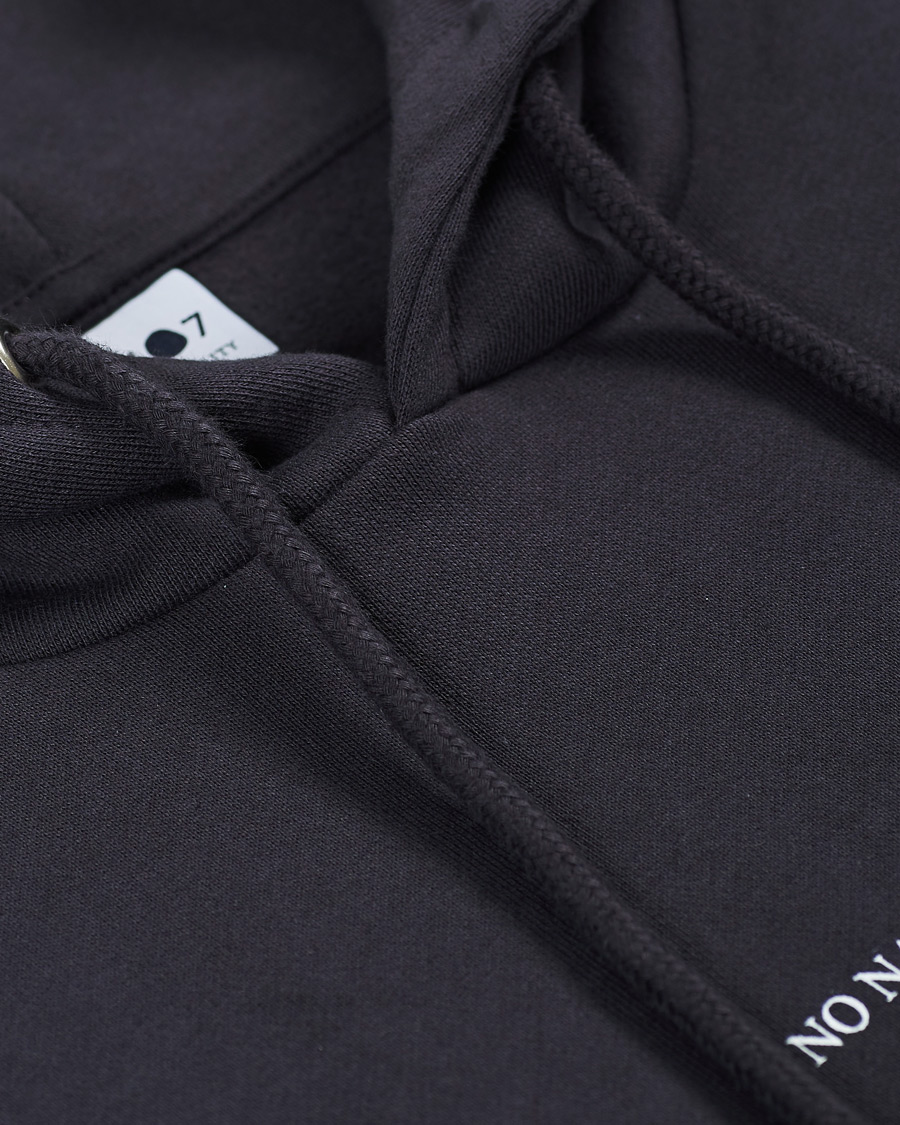 Herr | Tröjor | NN07 | Barrow Printed Hoodie Navy Blue