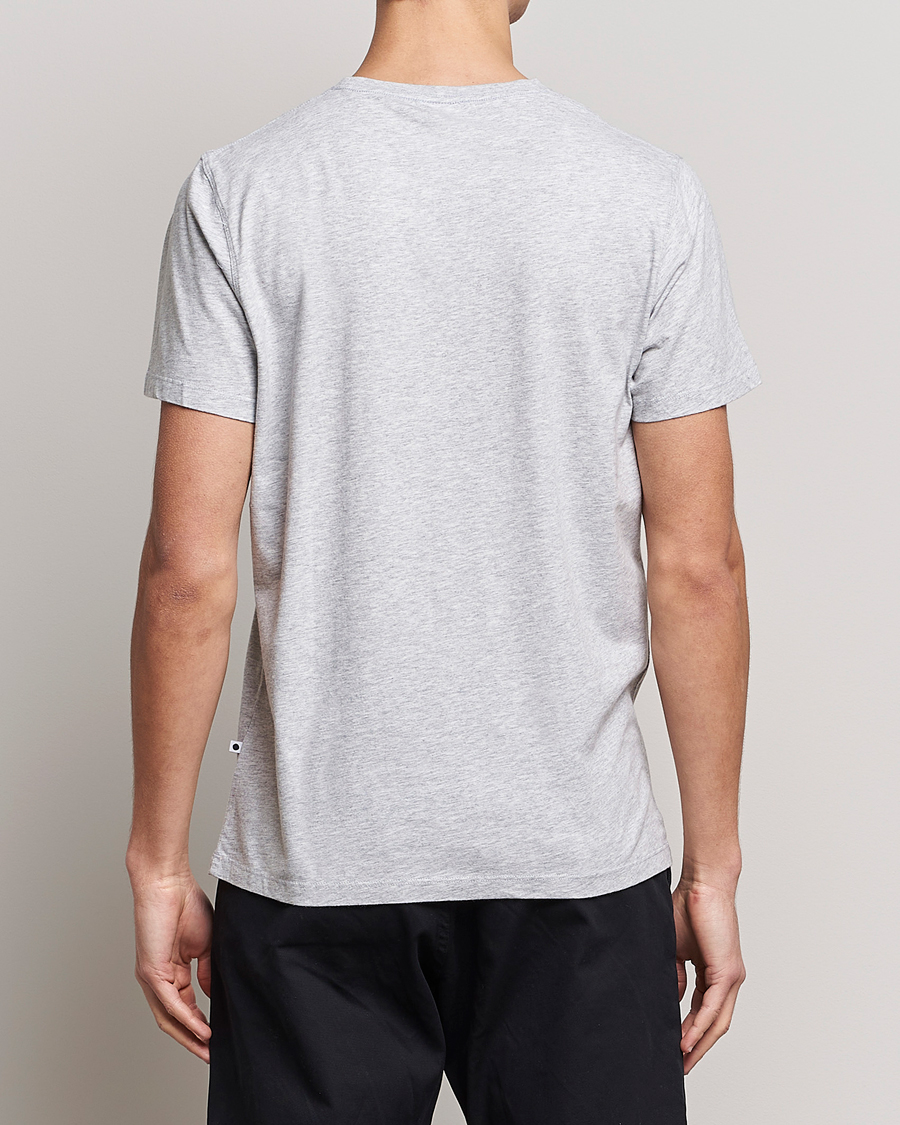 Herr | T-Shirts | NN07 | Pima Crew Neck Tee Light Grey Melange