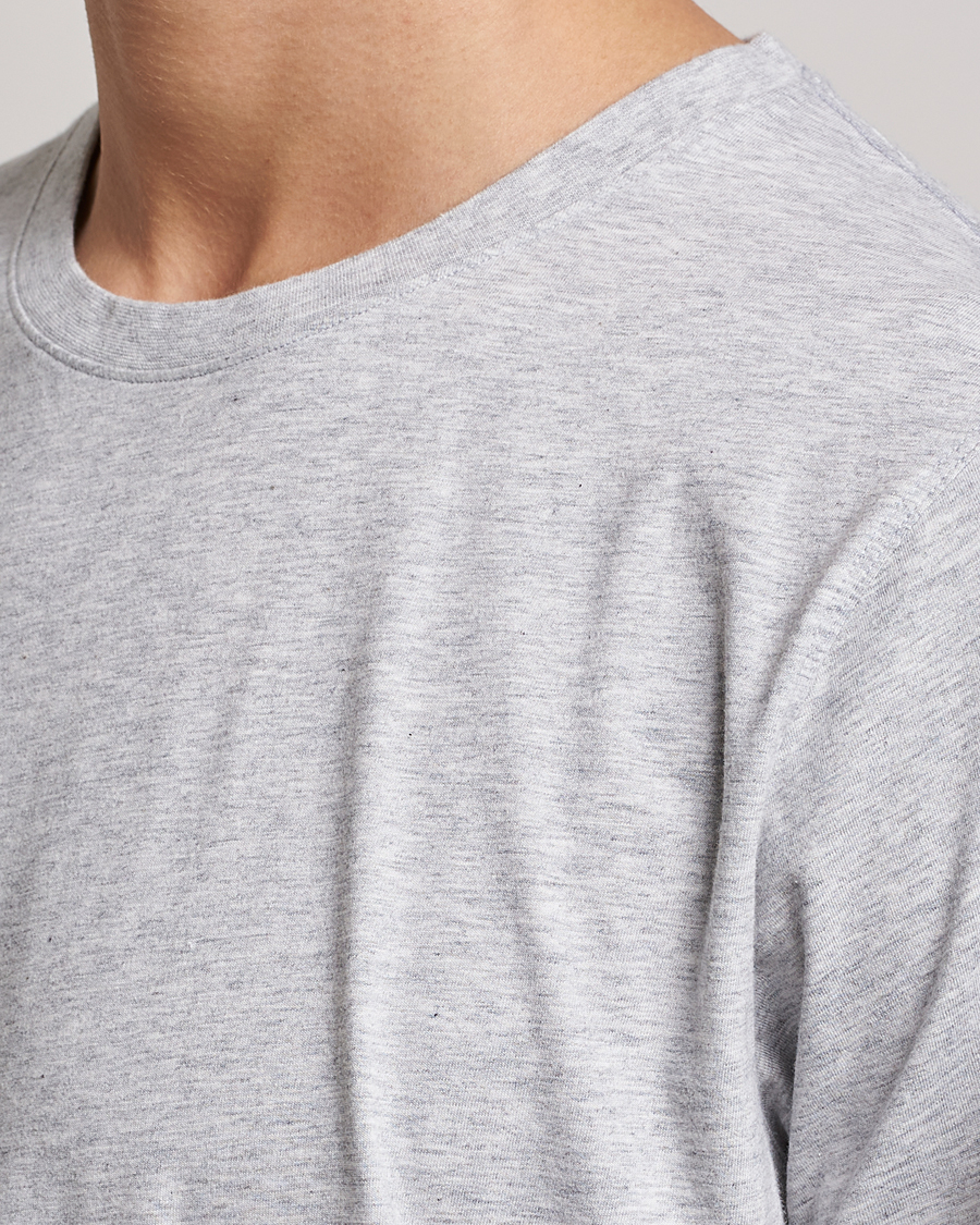 Herr | T-Shirts | NN07 | Pima Crew Neck Tee Light Grey Melange