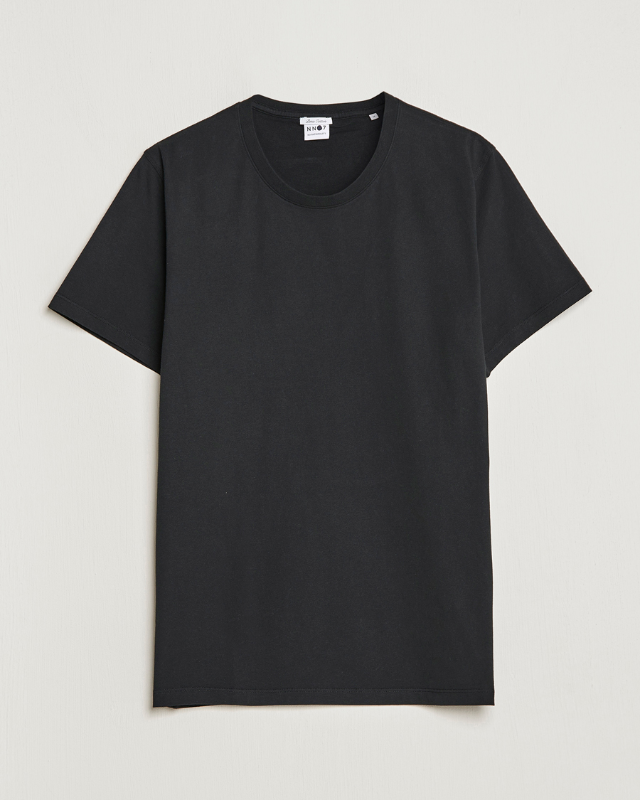 Herr | T-Shirts | NN07 | Pima Crew Neck Tee Black