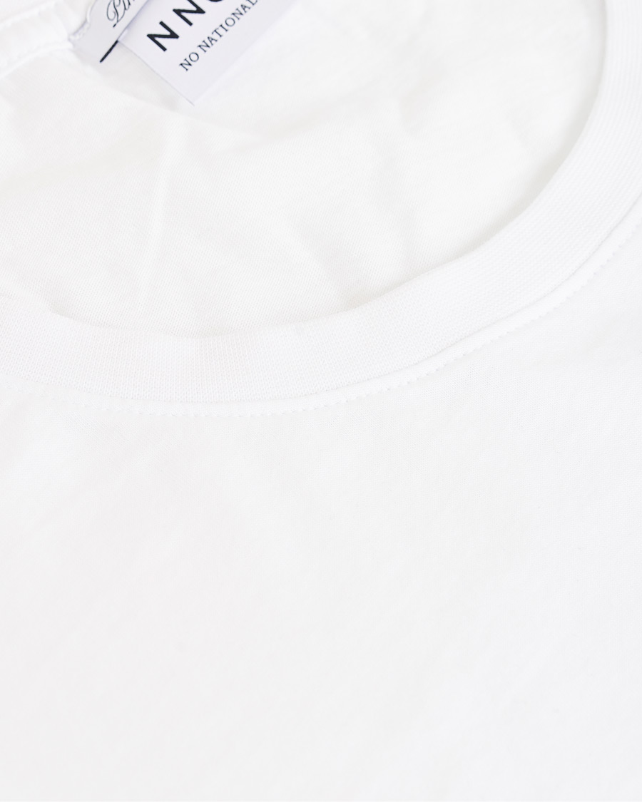 Herr | T-Shirts | NN07 | Ethan Printed Crew Neck Tee White