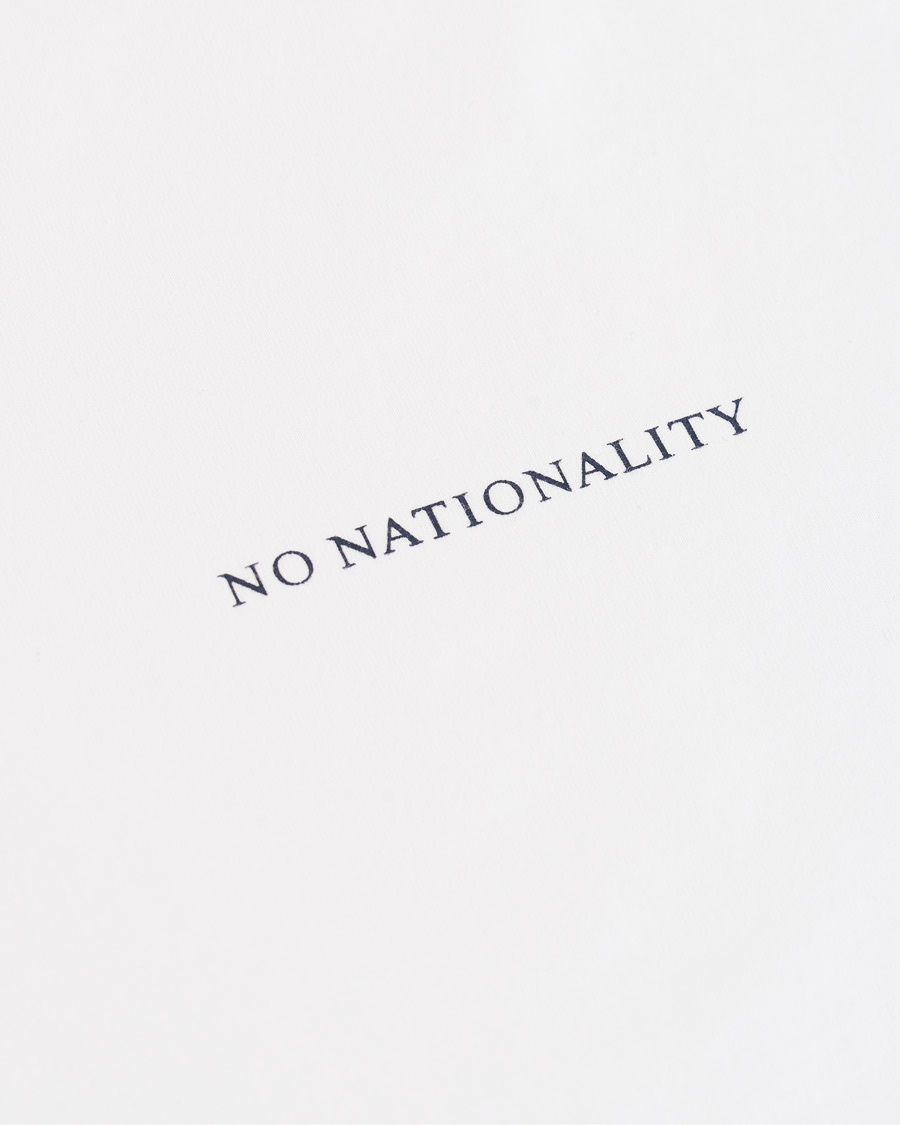 Herr | T-Shirts | NN07 | Ethan Printed Crew Neck Tee White