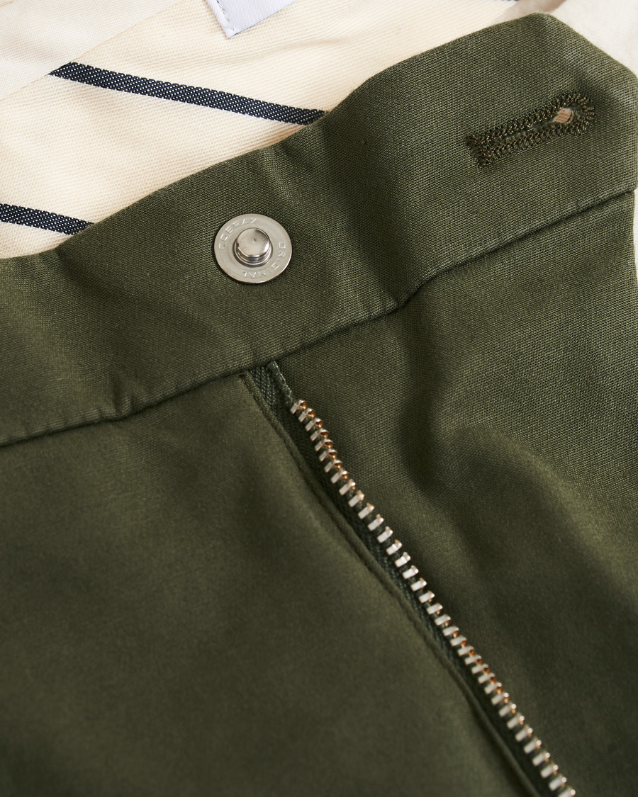 Herr | Byxor | NN07 | Scott Regular Fit Stretch Trousers Army Green