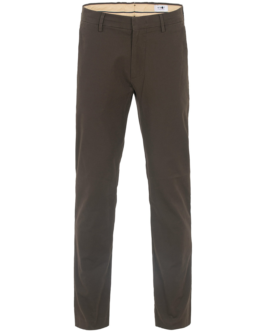 Herr | Byxor | NN07 | Theo Regular Fit Stretch Chinos Brown