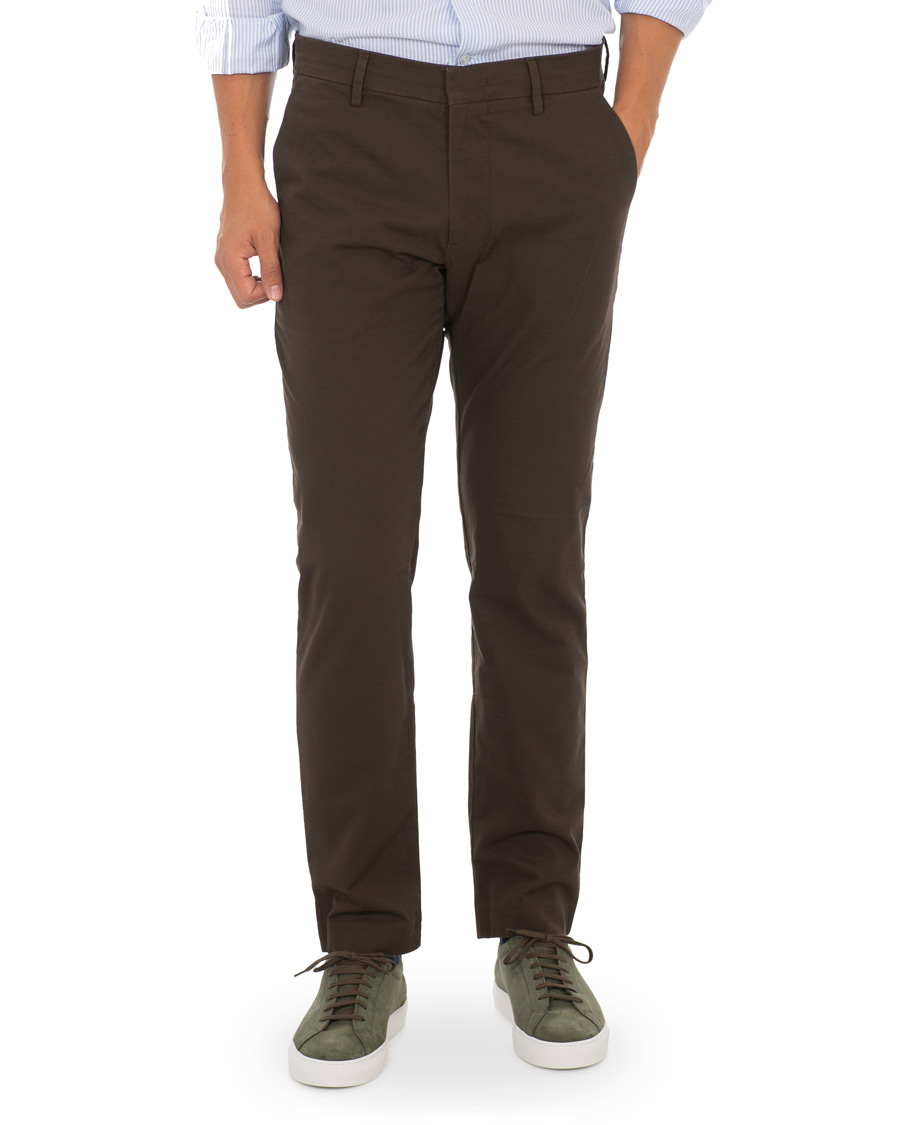 Herr | Byxor | NN07 | Theo Regular Fit Stretch Chinos Brown