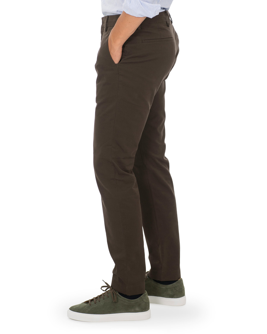Herr | Byxor | NN07 | Theo Regular Fit Stretch Chinos Brown
