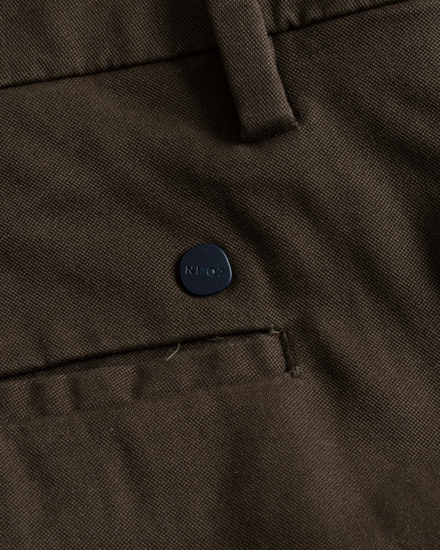 Herr | Byxor | NN07 | Theo Regular Fit Stretch Chinos Brown