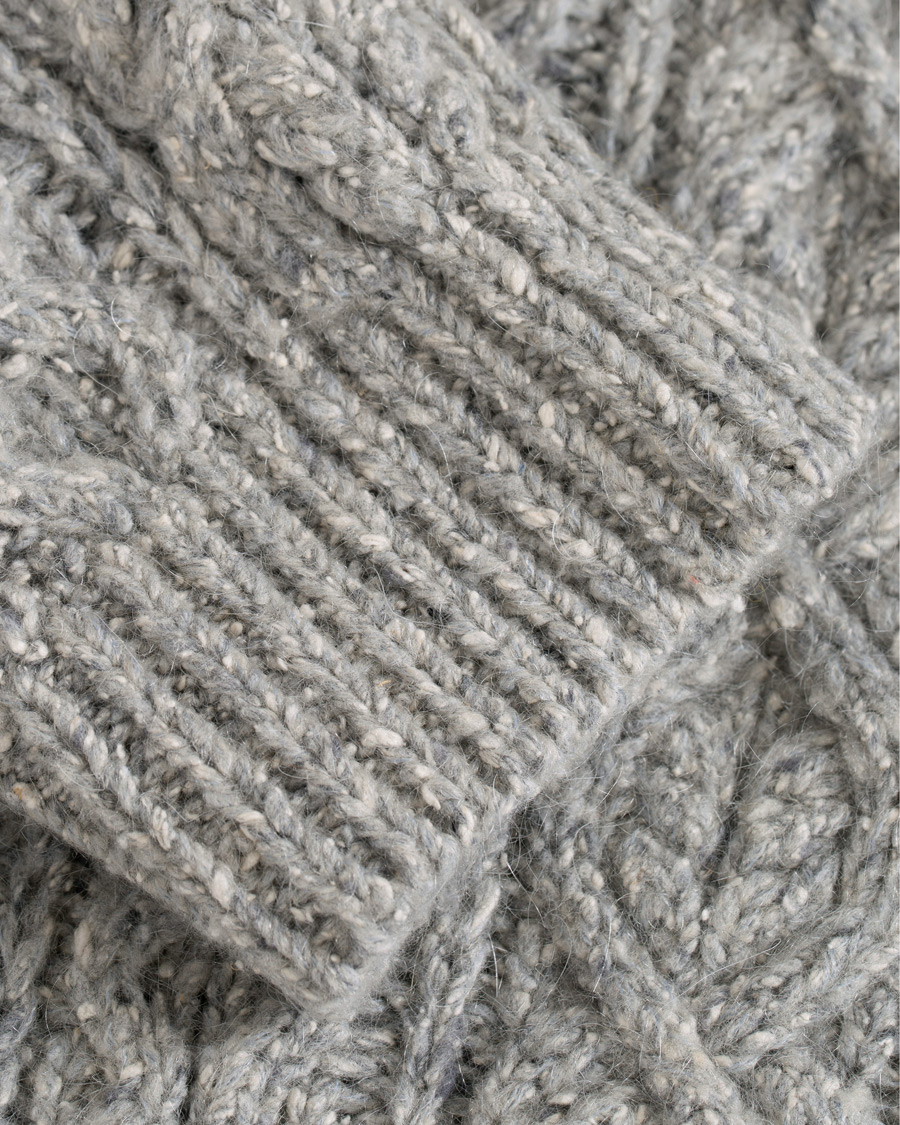Herr | Tröjor | NN07 | Bert Cable Rollneck Grey