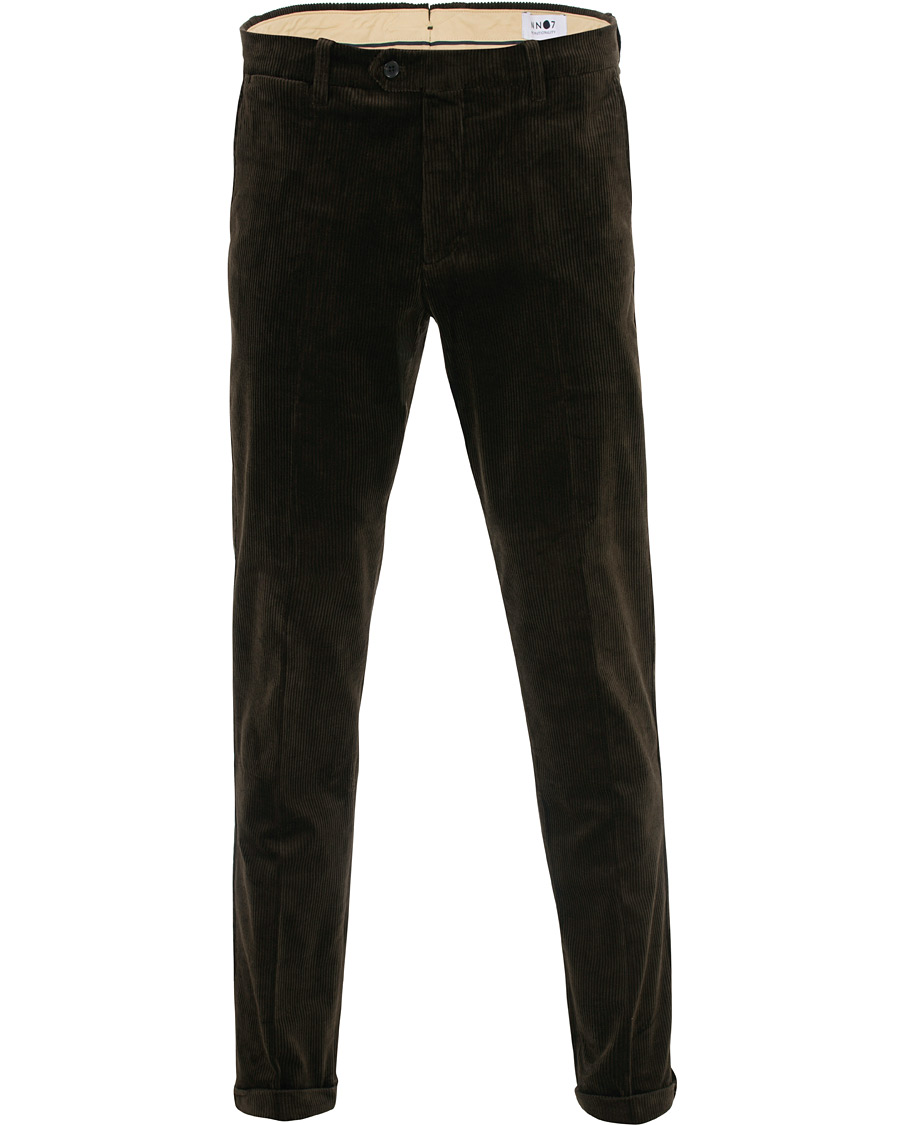 Herr | Byxor | NN07 | Soho Corduroy Trousers Army Green