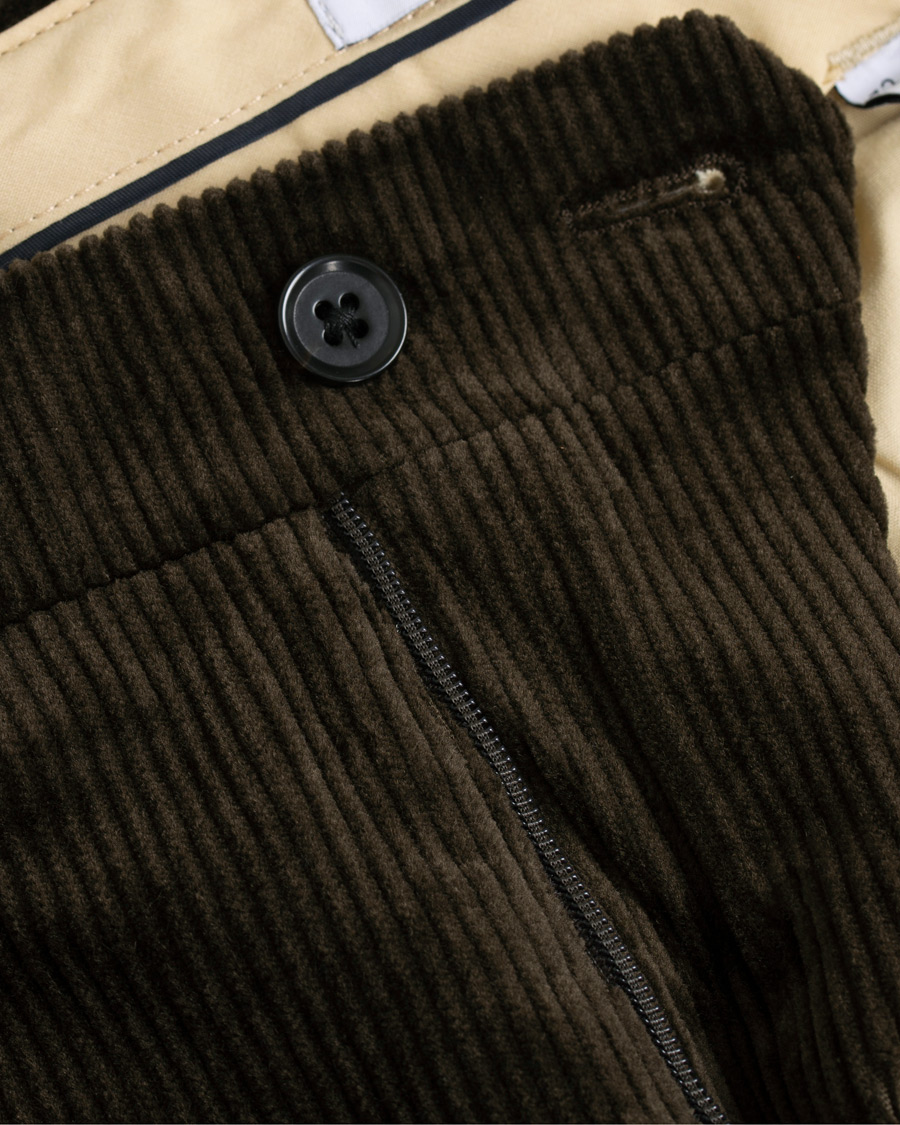 Herr | Byxor | NN07 | Soho Corduroy Trousers Army Green