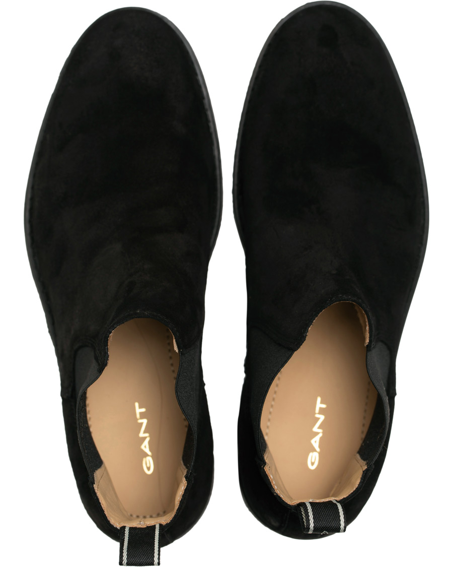 Herr | GANT Oscar Chelsea Boot Black Suede | GANT | Oscar Chelsea Boot Black Suede