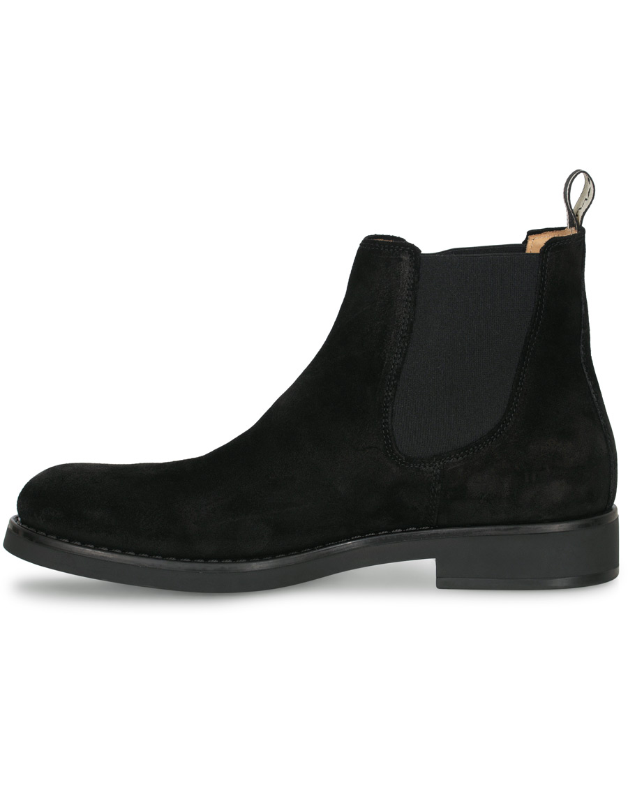 Herr | GANT Oscar Chelsea Boot Black Suede | GANT | Oscar Chelsea Boot Black Suede