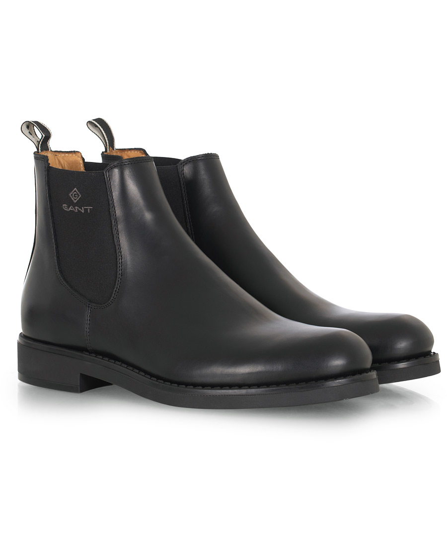 Herr | GANT Oscar Chelsea Boot Black Calf | GANT | Oscar Chelsea Boot Black Calf
