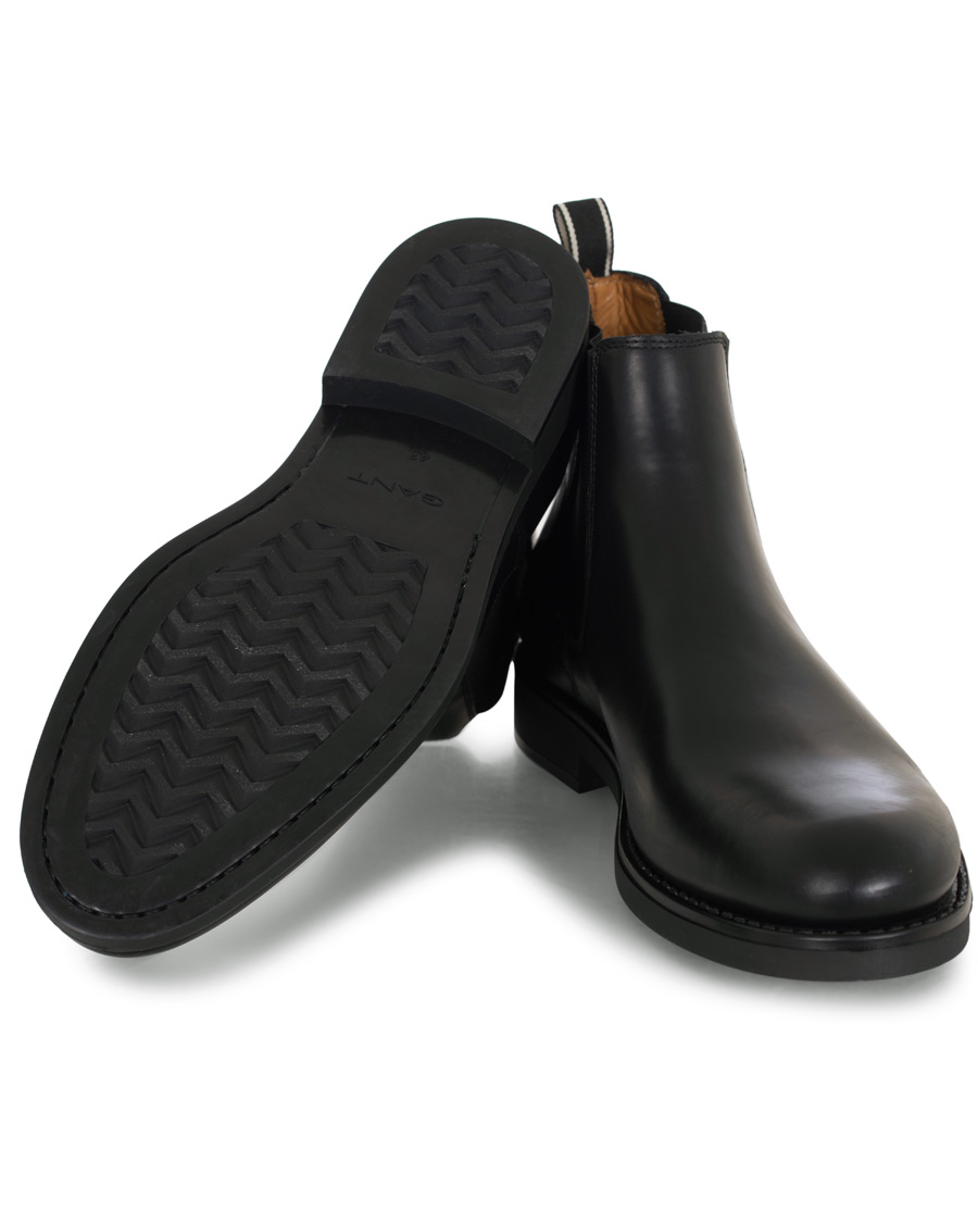 Herr | GANT Oscar Chelsea Boot Black Calf | GANT | Oscar Chelsea Boot Black Calf