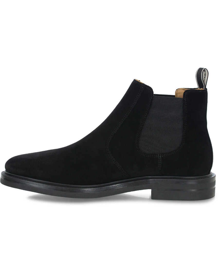 Herr | GANT Fargo Chelsea Boot Black Suede | GANT | Fargo Chelsea Boot Black Suede