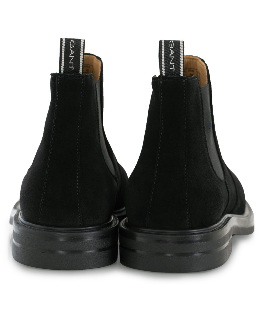 Herr | GANT Fargo Chelsea Boot Black Suede | GANT | Fargo Chelsea Boot Black Suede