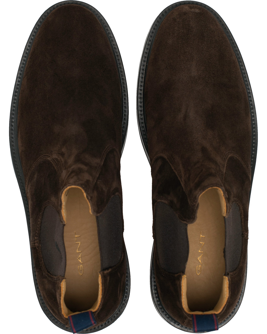 Herr | GANT Fargo Chelsea Boot Dark Brown Suede | GANT | Fargo Chelsea Boot Dark Brown Suede
