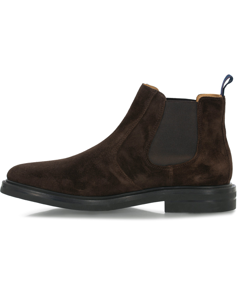 Herr | GANT Fargo Chelsea Boot Dark Brown Suede | GANT | Fargo Chelsea Boot Dark Brown Suede