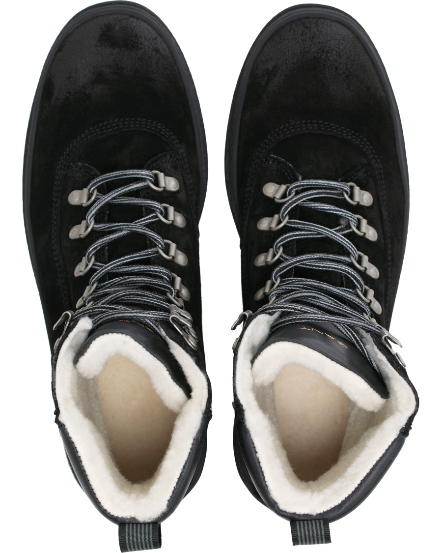 Herr | GANT Creek Wool Lined Boot Black Suede | GANT | Creek Wool Lined Boot Black Suede