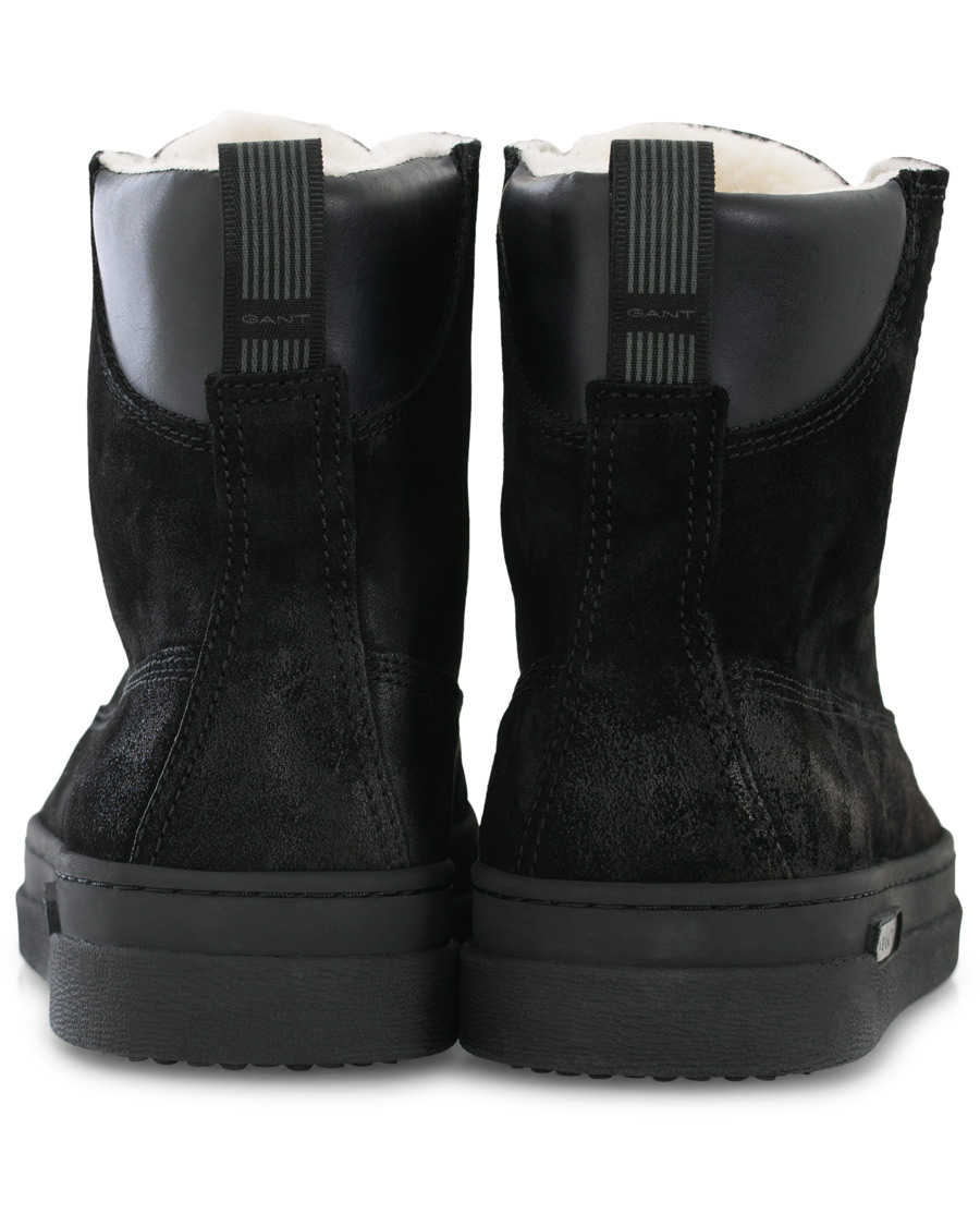 Herr | GANT Creek Wool Lined Boot Black Suede | GANT | Creek Wool Lined Boot Black Suede