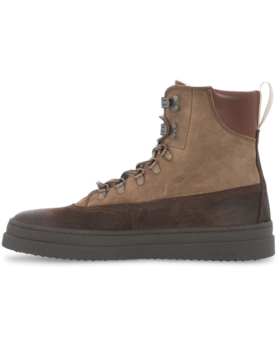 Herr | GANT Creek Wool Lined Boot Dark Brown Suede | GANT | Creek Wool Lined Boot Dark Brown Suede