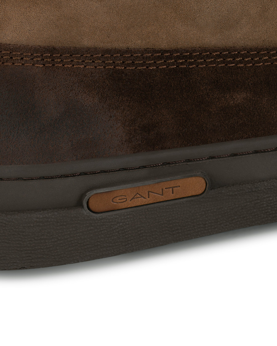 Herr | GANT Creek Wool Lined Boot Dark Brown Suede | GANT | Creek Wool Lined Boot Dark Brown Suede