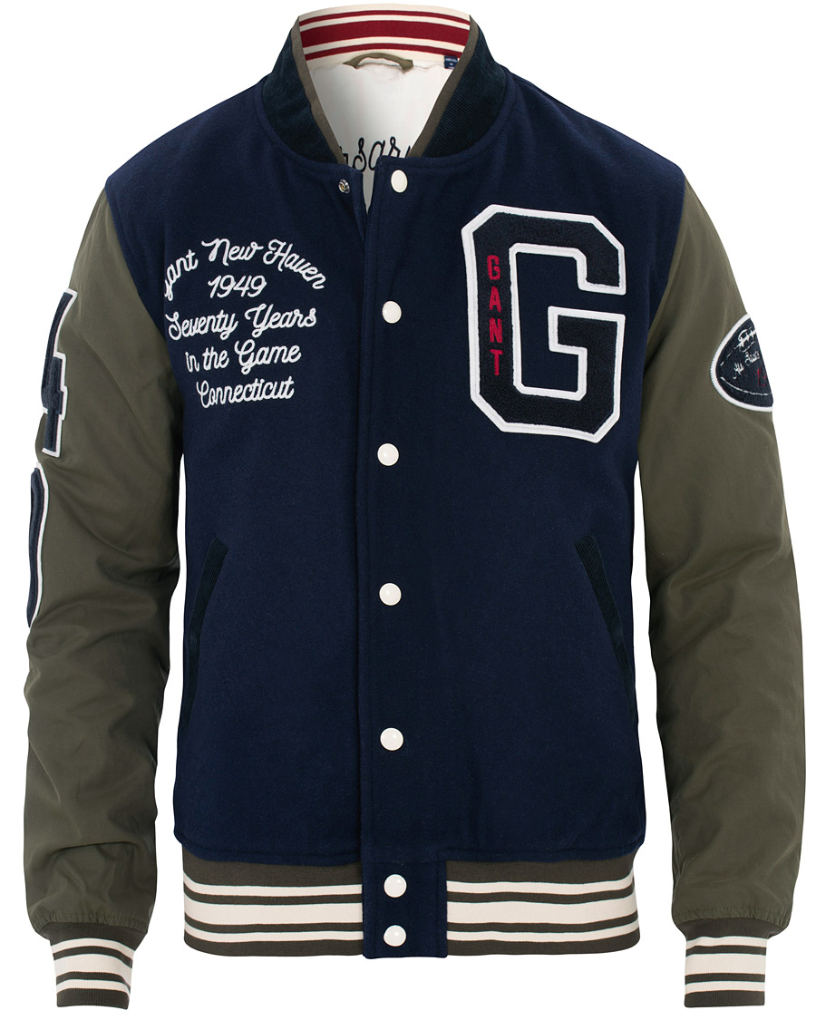 Herr | Jackor | GANT | Varsity Jacket Marine