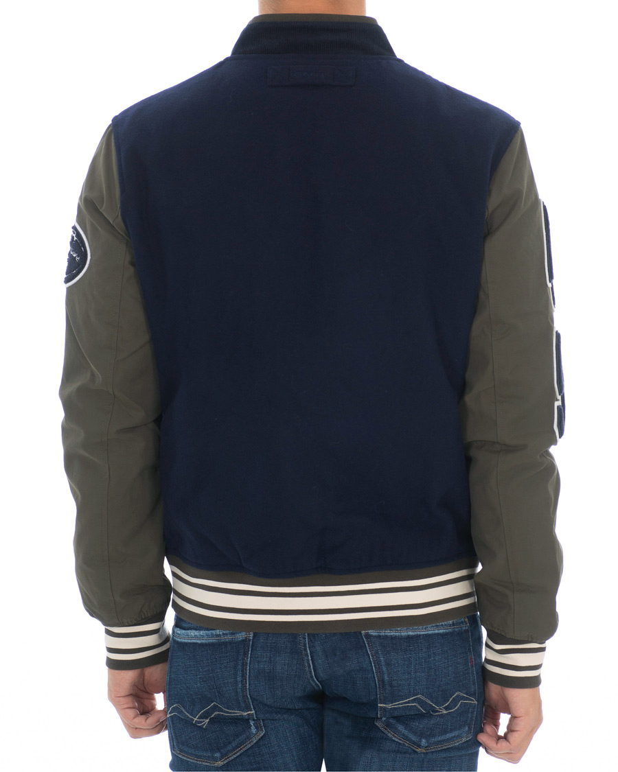 Herr | Jackor | GANT | Varsity Jacket Marine