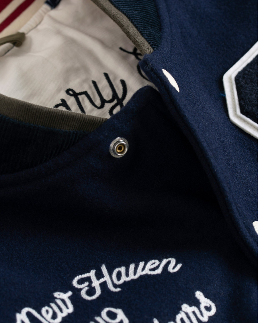 Herr | Jackor | GANT | Varsity Jacket Marine