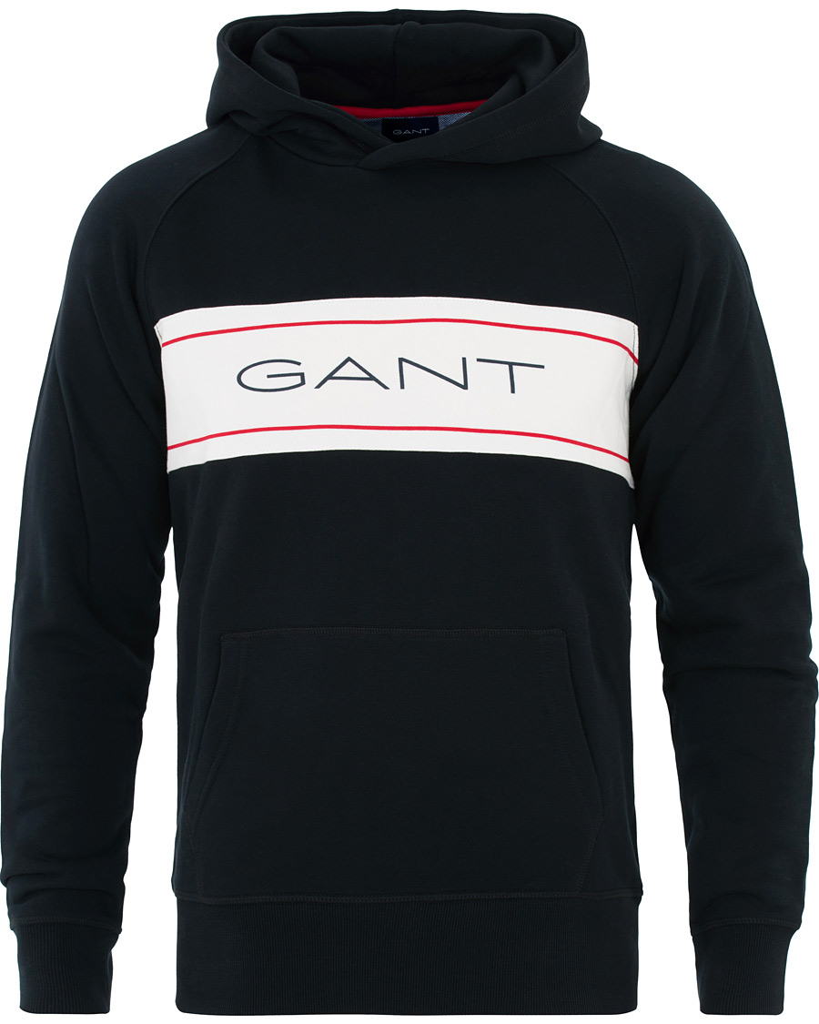 Herr | Tröjor | GANT | Archive Hoodie Black