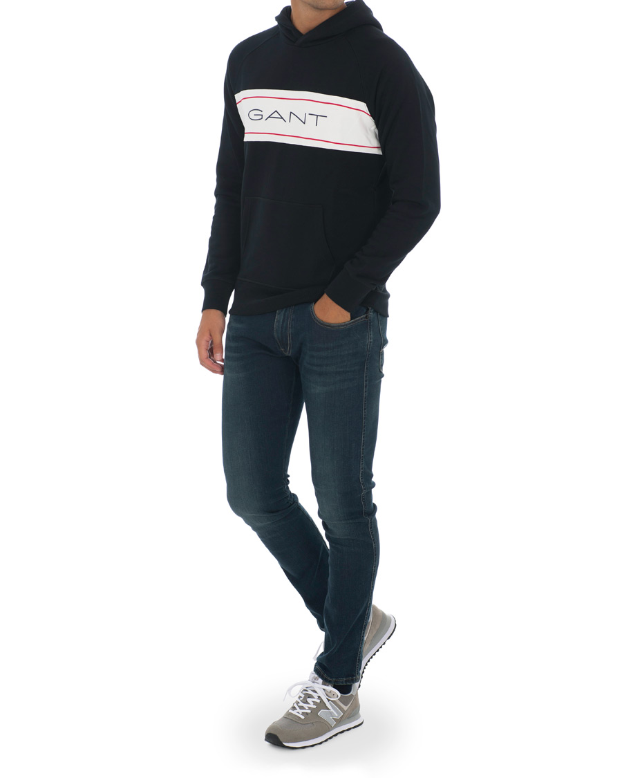 Herr | Tröjor | GANT | Archive Hoodie Black