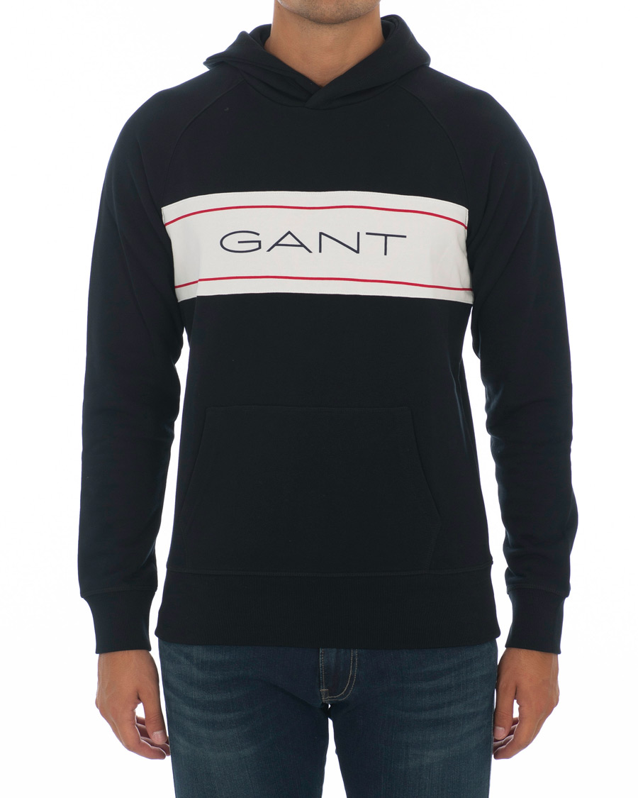 Herr | Tröjor | GANT | Archive Hoodie Black