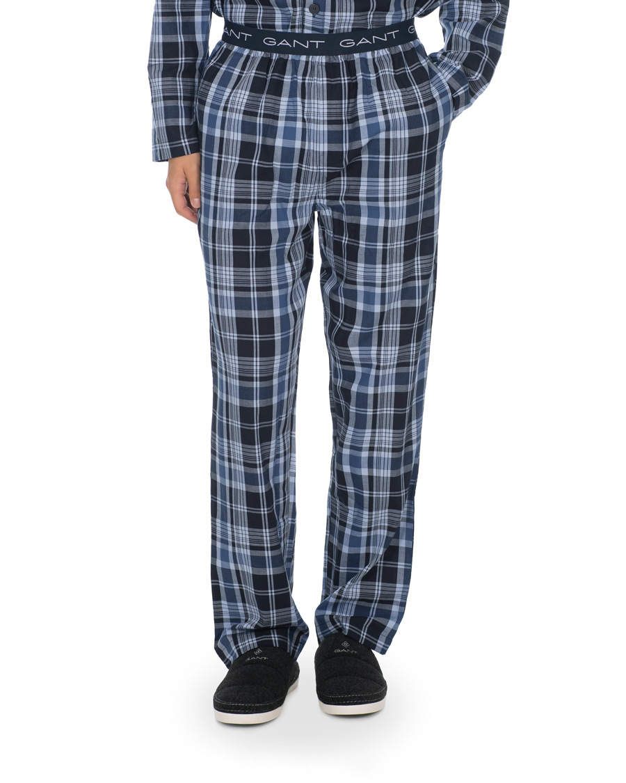 Herr | Pyjamas & Morgonrockar | GANT | Check Pyjama Set Vintage Blue