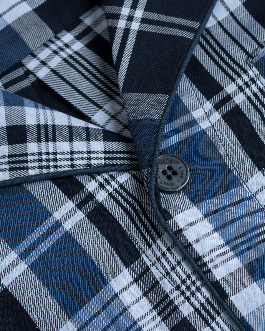 Herr | Pyjamas & Morgonrockar | GANT | Check Pyjama Set Vintage Blue