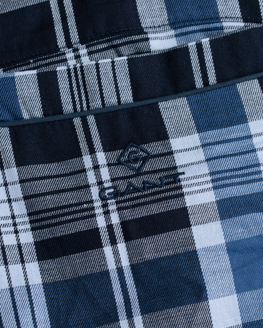 Herr | Pyjamas & Morgonrockar | GANT | Check Pyjama Set Vintage Blue