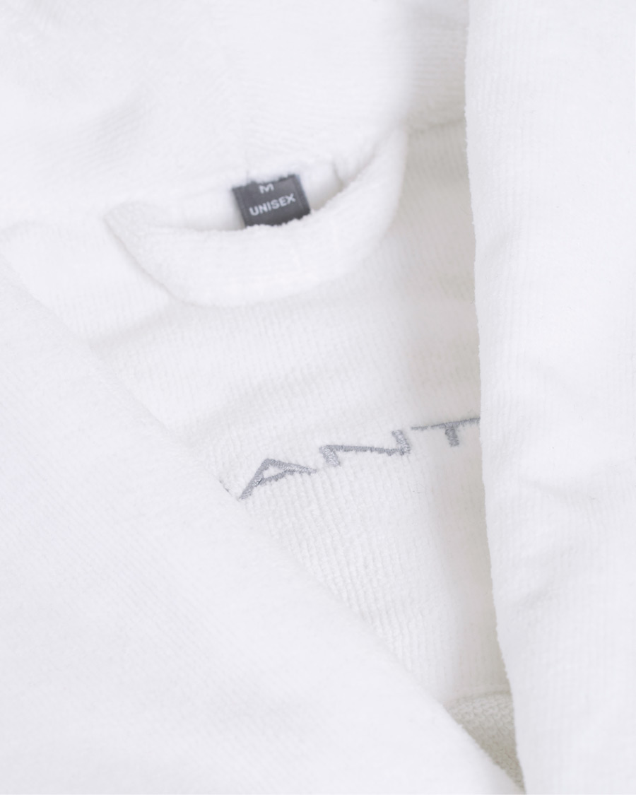 Herr | Pyjamas & Morgonrockar | GANT | Premium Velour Robe White