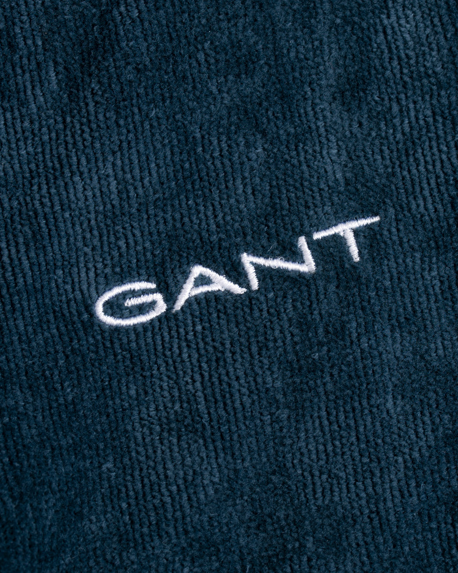 Herr | Pyjamas & Morgonrockar | GANT | Premium Velour Robe Evening Blue