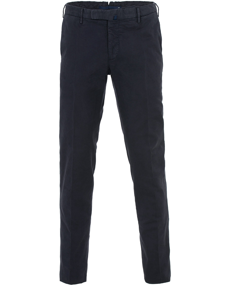 Herr | Byxor | Incotex | Slim Fit Comfort Chino Navy