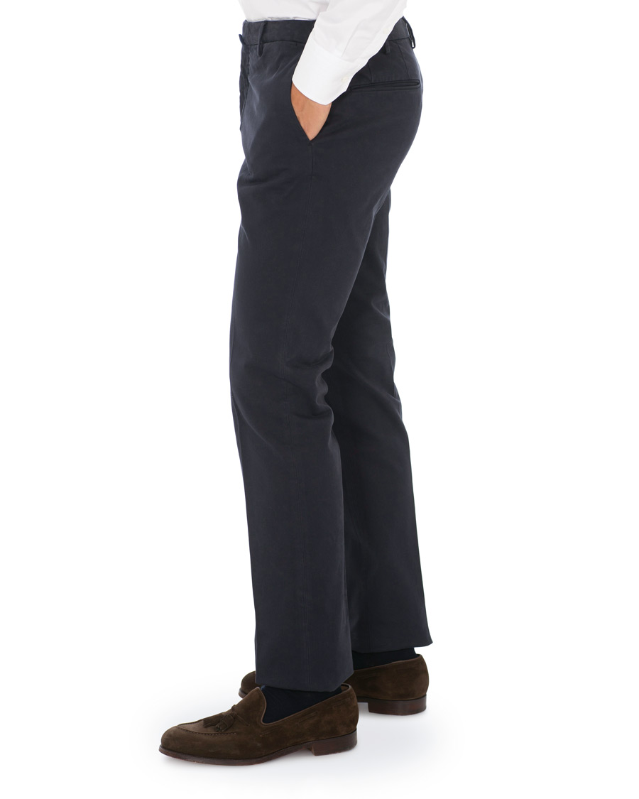 Herr | Byxor | Incotex | Slim Fit Comfort Chino Navy
