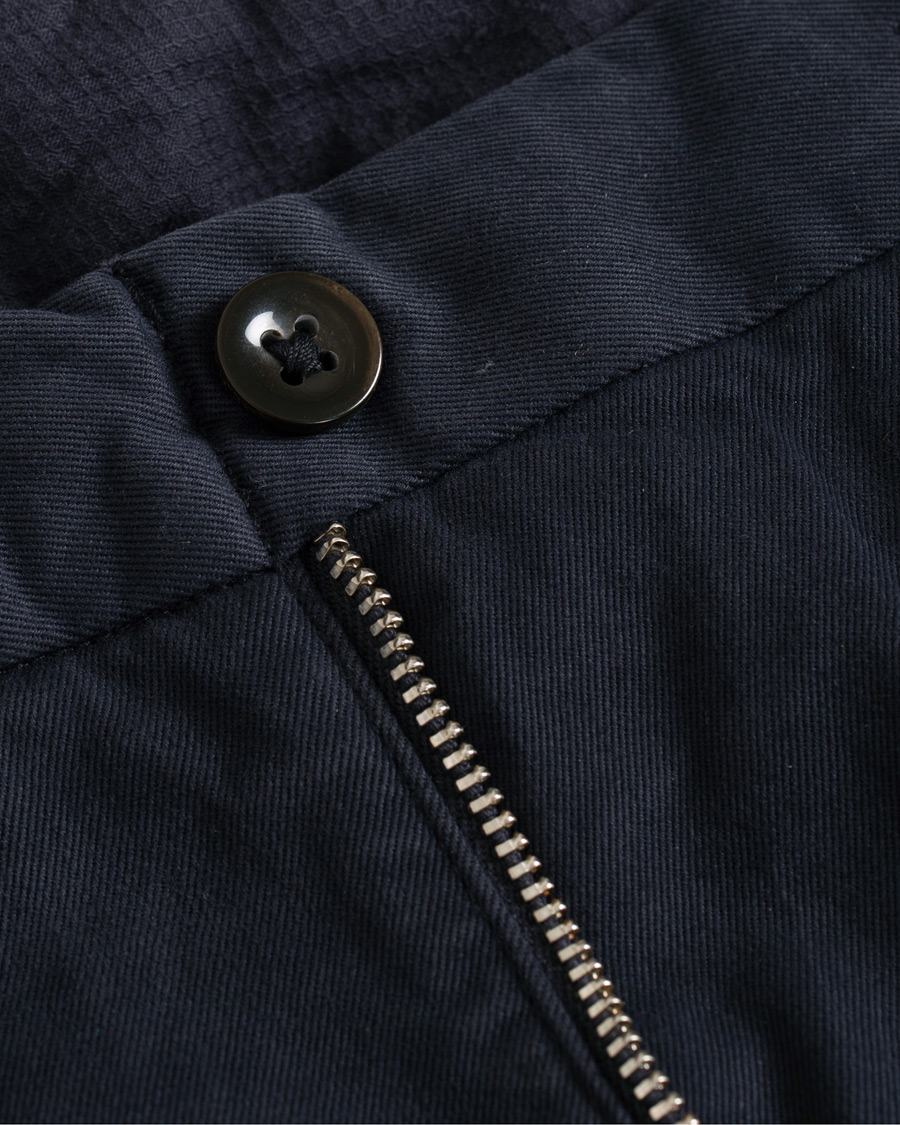 Herr | Byxor | Incotex | Slim Fit Comfort Chino Navy
