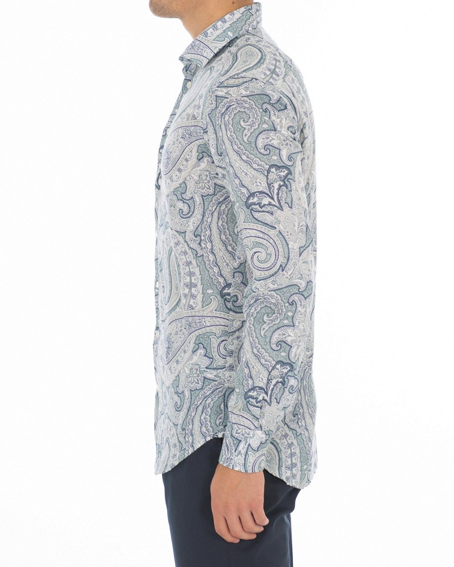 Herr | Skjortor | Etro | Mercurio Tonal Paisley Shirt White