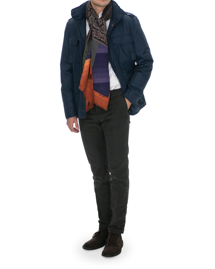 Herr | Etro Wool/Silk Scarf Orange | Etro | Wool/Silk Scarf Orange