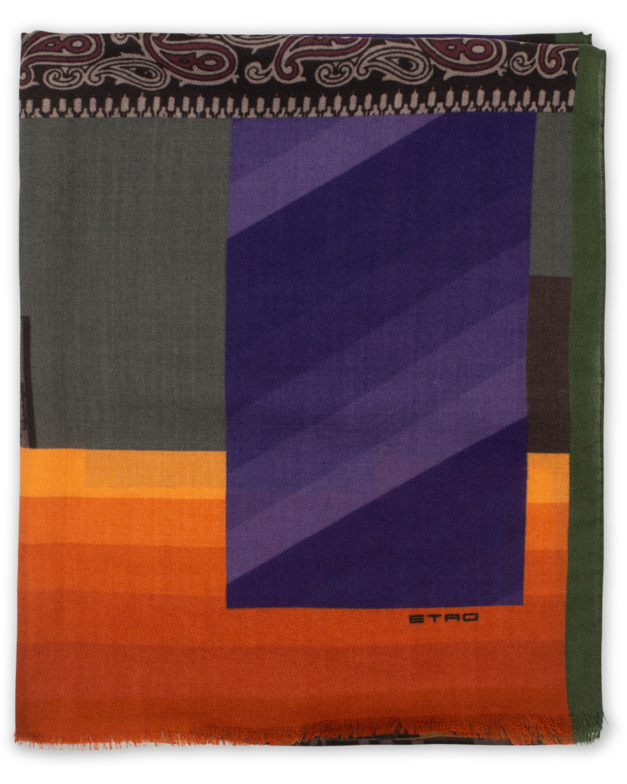Herr | Etro Wool/Silk Scarf Orange | Etro | Wool/Silk Scarf Orange