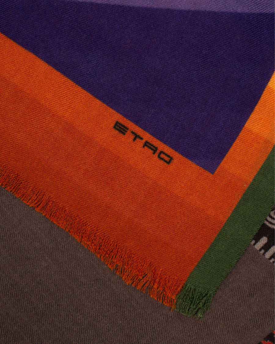 Herr | Etro Wool/Silk Scarf Orange | Etro | Wool/Silk Scarf Orange